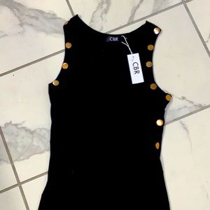 New with Tags Black Jersey Mini Dress!